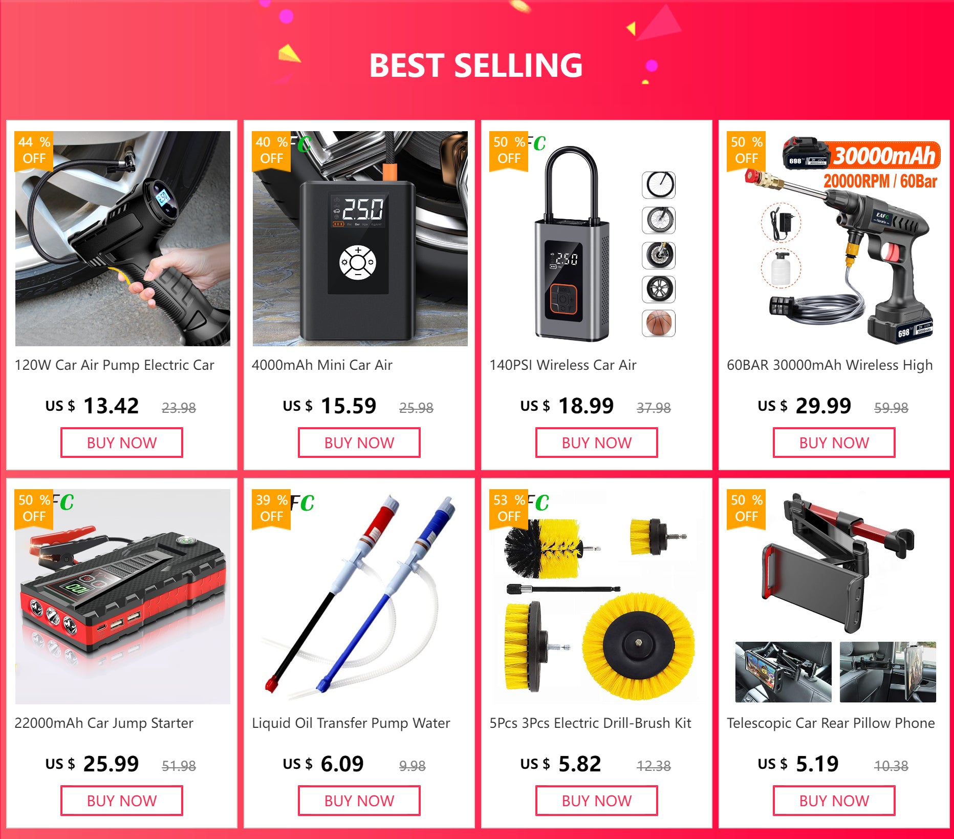 Wireless Mini Car Vacuum Cleaner Portable